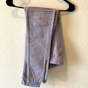 Tickled Teal Moto Jegging